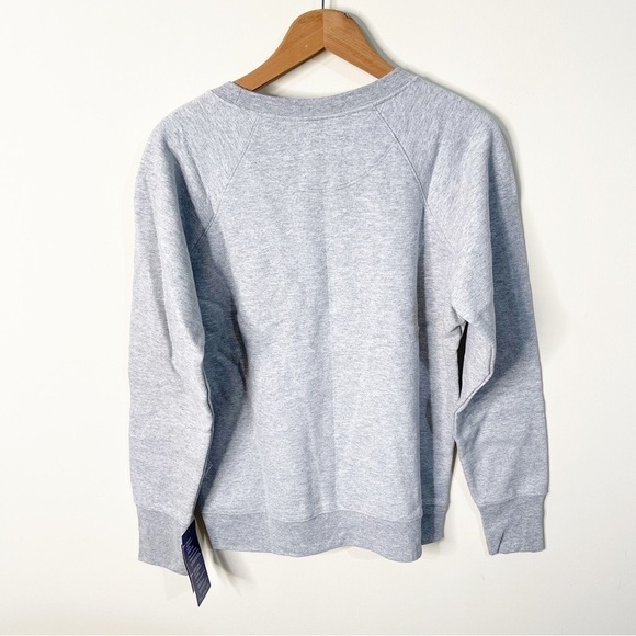 Champion Oxford Grey Logo Powerblend Fleece Crewneck Sweatshirt Size Medium NWT - Picture 7 of 8